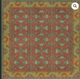 Williamsburg Lotto Ushak Any Lifetime (Option: , size: 120x120)