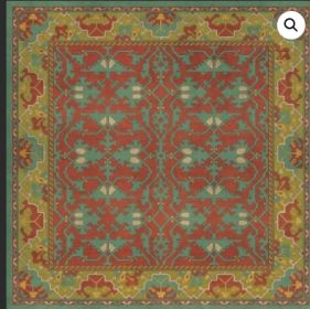 Williamsburg Lotto Ushak Any Lifetime (Option: , size: 60x60)