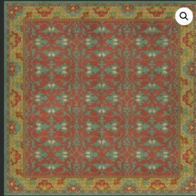 Williamsburg Lotto Ushak Any Lifetime (Option: , size: 96x96)