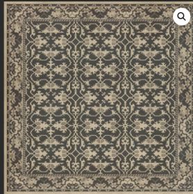 Williamsburg Lotto Ushak All Through Eternity (Option: , size: 120x120)