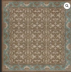 Williamsburg Lotto Ushak A Birdsong (Option: , size: 120x120)