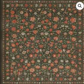 Williamsburg Antique Floral Where You Go, I Will Go (Option: , size: 120x120)