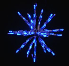 LED 12" Starburst (Option: Blue)