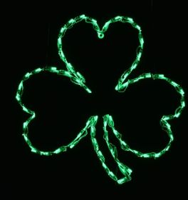 LED Shamrock (Option: Med)