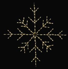 LED Snowflake Warm White (Option: White)