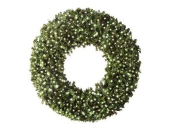 LED 72" Wreath Concave (Option: Warm White)