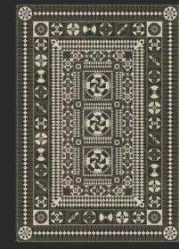 Folk Art Museum – Soldiers Quilt War and Peace (Option: Aged Black,Cream, size: )