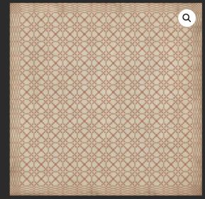 Williamsburg   Woven   Westmoreland Est 1653 (Option: Cream, Pink, size: 120x120)