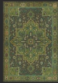 Persian Bazaar Camelot the Green Knight (Option: Green, Aged Black, size: 70x102)