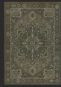 Persian Bazaar Camelot the Black Knight (Option: Aged Black, Gray, size: 70x102)