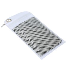 Mountaineering Bag Cooling Ice Feeling Cold Feeling Towel Ice-cold Towel (Option: Light Gray-Rounded corners 30x90cm)